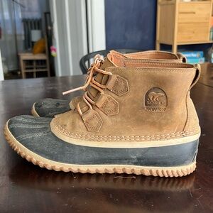 Leather and Natural Rubber Sorel Duck Boots